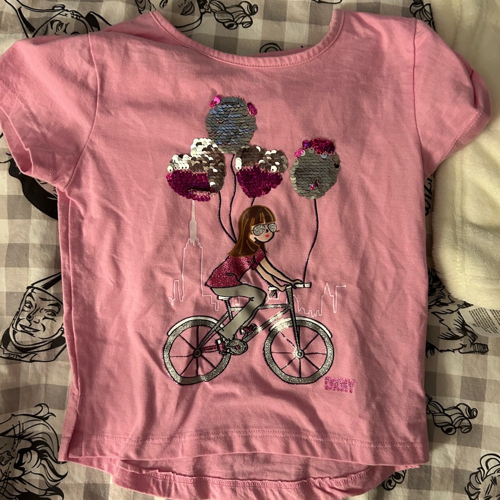 DKNY girls top NWOT size 5